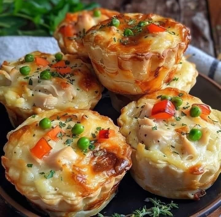 Mini Chicken Pot Pie Muffins Recipe: Easy Homemade Comfort Food